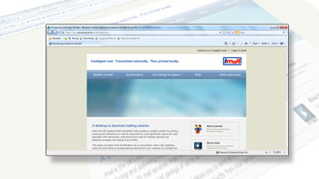 As an electronic to physical mail solution, imail is accessed via the Internet using a simple step-by-step browser.